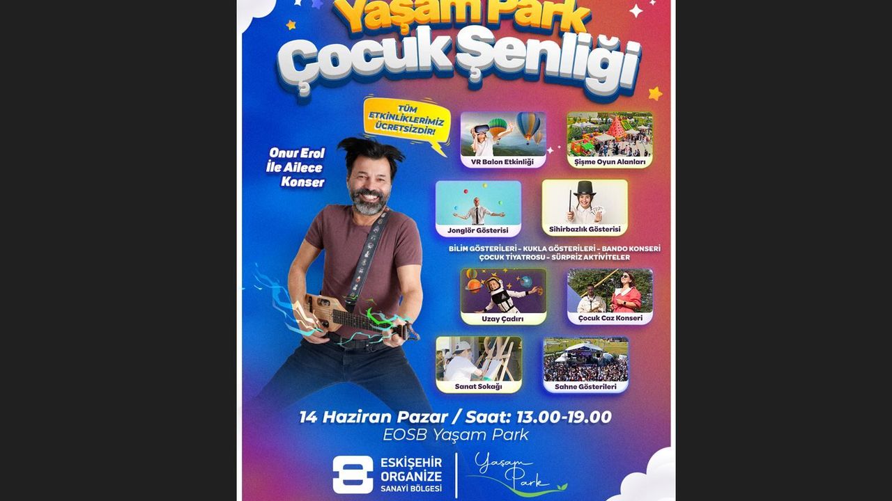 Eskişehir OSB Çocuk Şenliği İçin Geri Sayım Başladı