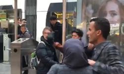 Çantalı kadın saldırgan ortalığı birbirine kattı