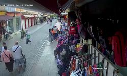 Valiz hırsızı kadın güvenlik kameralarına yakalandı