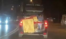 Duyarsız sürücü trafiği tehlikeye attı
