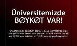 Anadolu Üniversitesi'nde İsrail Boykotu