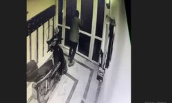 Acemi hırsız güvenlik kameralarına yakalandı