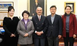 Güney Kore Heyetinden Başkan Büyükerşen’e Ziyaret 