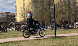 Yürüşüş yolunda motosikletli terörü