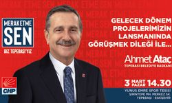 Başkan Ataç Projelerini Tanıtacak