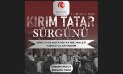 Vali Aksoy'dan ‘Kırım Tatar Sürgünü’ paylaşımı
