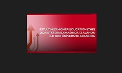 ESTÜ Etki Sıralamasında Dünyada İlk Bin Üniversite Arasında