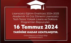 ESTÜ Lisansüstü Eğitim Programlarının başvuru süresini uzattı