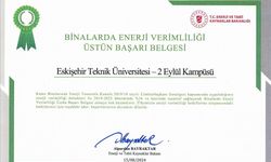 Eskişehir Teknik Üniversitesi'ne Üstün Başarı Belgesi