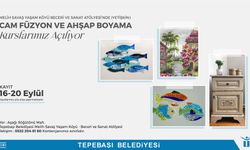 Cam Füzyon ve Ahşap Boyama Kursları İçin Kayıtlar Başlıyor