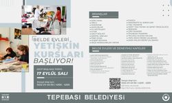 Yetişkin Kursları 35 Noktada Başlıyor