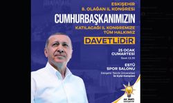 Cumhurbaşkanı Erdoğan 25 Ocak'ta Eskişehir'e Geliyor