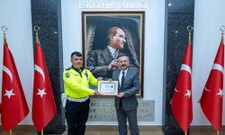Trafik Personeline Başarı Belgesi