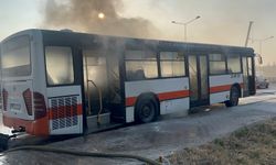 Eskişehir'de yolcu otobüsü yandı: 1 yaralı