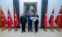 İl Jandarma Komutanı Demir'den Vali Aksoy'a Ziyaret