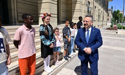 Vali Aksoy çocuk işçiliğiyle ilgili video çekimine katıldı