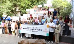 'Koruyucu Aile Günü' farkındalık yürüyüşü