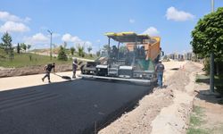 Eskişehir Batıkent'te Yol Yapım Çalışması