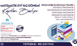 Matematik Evi İçin Kayıtlar Başlıyor