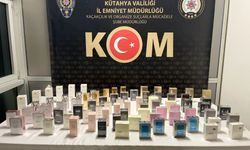 Kütahya'da kaçak parfüm operasyonu