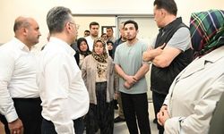 Vali Aksoy orman yaralılarını ziyaret etti
