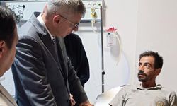Bakan Memişoğlu'ndan Eskişehir'deki yangından yaralananlara ziyaret