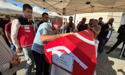 Yangında şehit olan orman muhafaza memuru son yolculuğuna uğurlandı