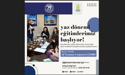 Gençlik Merkezi’nde Yaz Dönemi Eğitimleri Başlıyor