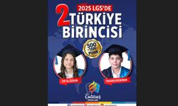 Çağdaş Okullarından LGS'de 2 Türkiye Birinciliği