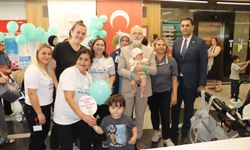 Hekimler ve birim çalışanlarına teşekkür belgesi