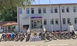 Motor şase numarası değiştirilmiş 16 motosiklet ve 16 şahıs yakalandı