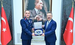Hava Korgeneral Rafet Dalkıran'dan Vali Aksoy'a ziyaret
