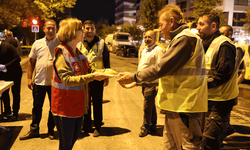 Büyükşehir ekiplerinden gece mesaisi! Ünlüce'den işçilere teşekkür