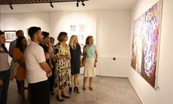 “Kesişen İzler” Sergisi Sanat Sokağı’nda Açıldı