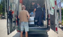 İkinci kattan market tentenesine düştü