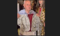 Simli gümüş iplikle işlenen nadide bir giysi ‘Sarka'