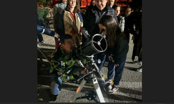 Ahmet Sezer Ortaokulu'nda Gece Gökyüzü Gözlem Etkinliği