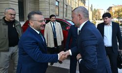 Belarus'un Ankara Büyükelçisi Glaz ValiAksoy'u ziyaret etti