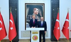 Vali Aksoy Belçika'nın Ankara Büyükelçisini makamında ağırladı