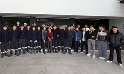 Meslek lisesi öğrencileri üretim süreçlerini yerinde öğreniyor
