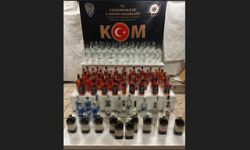 Eskişehir'de 128 şişe kaçak alkol ele geçirildi