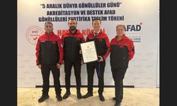 TAK Ekibi AFAD Gönüllüsü Olarak Akredite Edildi