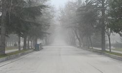 Eskişehir'in yüksek kesimlerinde sis