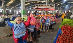 Es Çocuk Evi Öğrencileri Yerli Malı Haftası’nda Pazarda