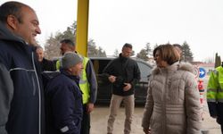 Başkan Ünlüce’den Yol Ekibine Moral Ziyareti