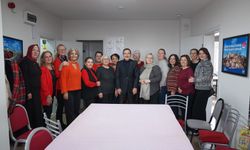 Başkan Ataç Belde Evi Kursiyerleri İle Buluştu