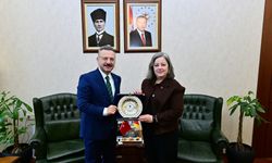 Vali Aksoy Almanya Başkonsolosu Dr. Regine Grienberger’i  Kabul Etti