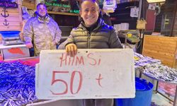 Hamsinin fiyatı 50 TL'ye düştü