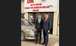 Beylikova Esnaf ve Sanatkarlar Odası Başkanı  Bora Güven Tazeledi