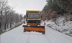 Mihalıççık’ta Karla Mücadele